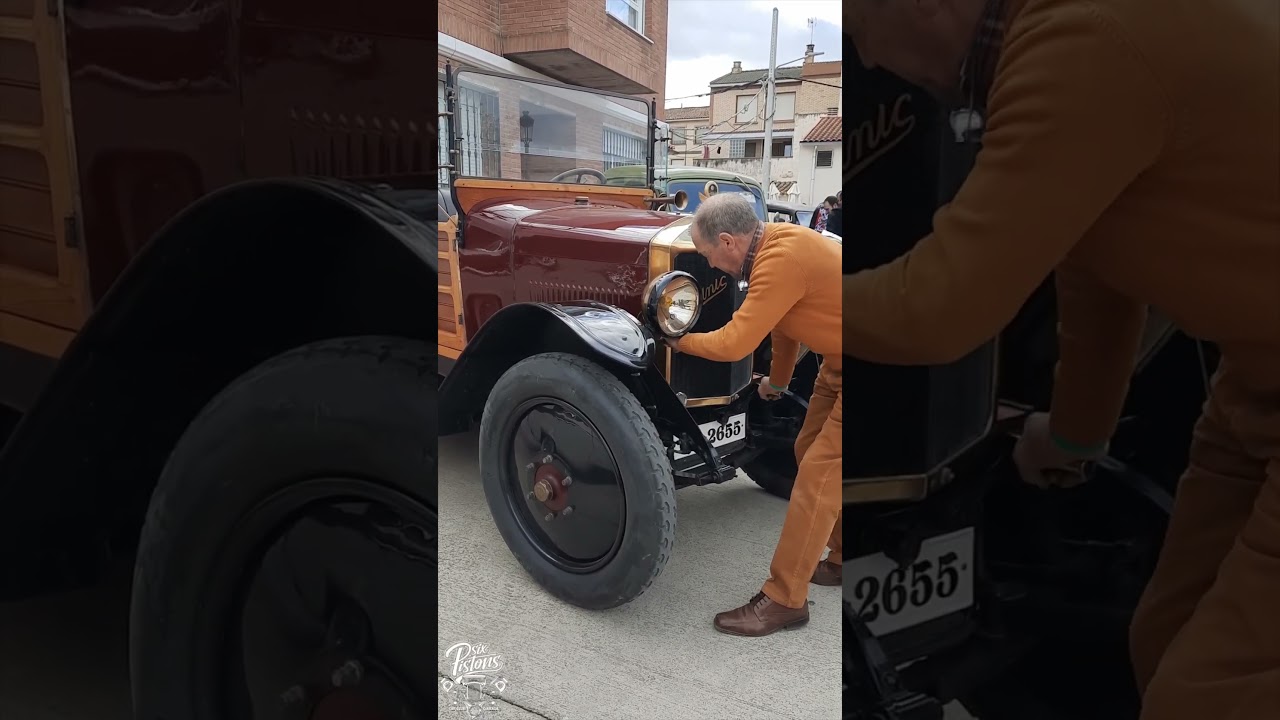 As&iacute; se arrancaban los primeros Autos #shorts #car #carros #coches