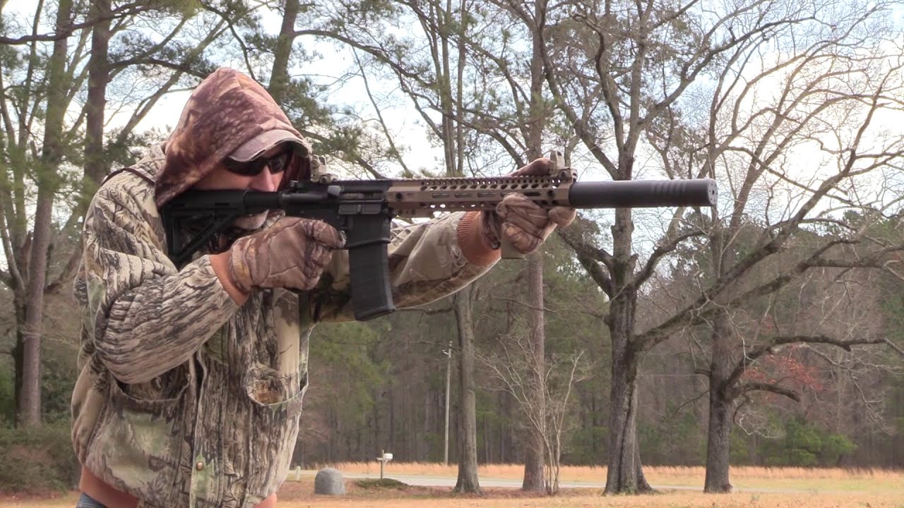 CZ Ti Reflex 5.56 silencer