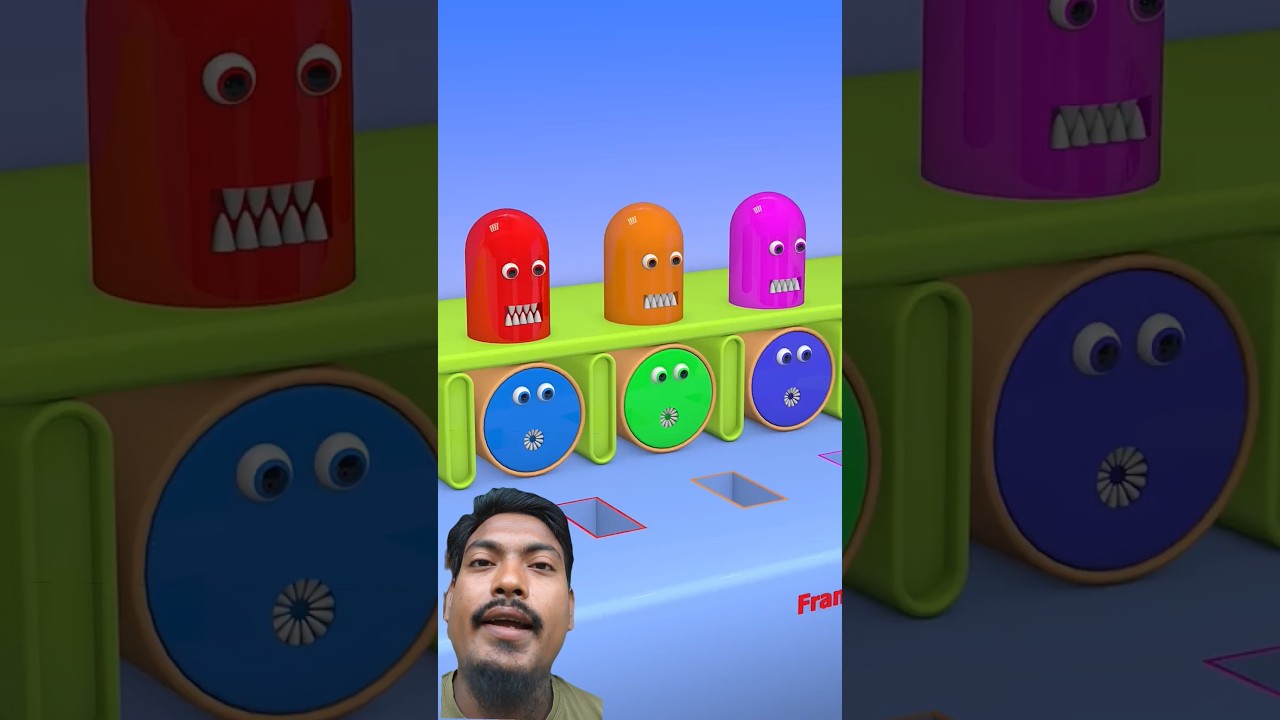 Adorable Circle Monsters 🥰⭕ | Cute Little Monsters Having Fun!