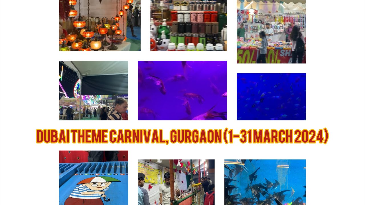 Dubai theme carnival, sector 29 Gurgaon, huda park tour