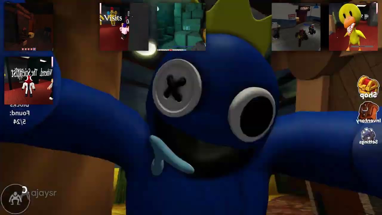 ROBLOX RAINBOW FRIENDS Jumpscares [Sparta Gamma Remix]
