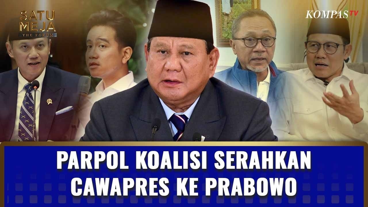 Pilpres 2029 Mulai Panas! Parpol Koalisi Serahkan Cawapres ke Prabowo | SATU MEJA