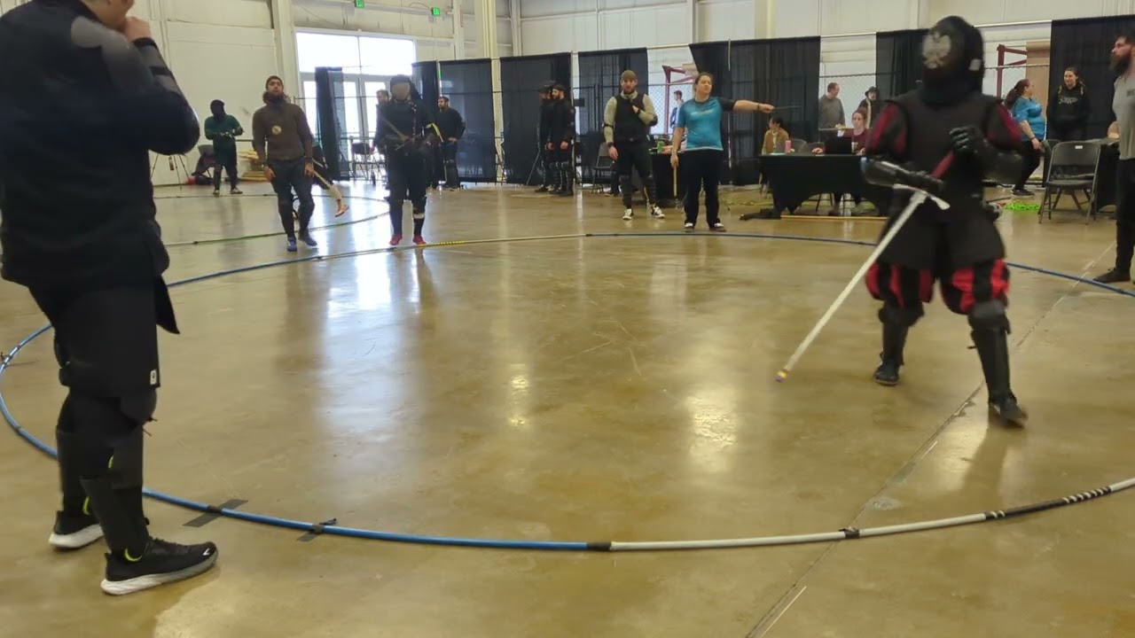 Alex Laslavic vs Stephen Obrzut - SoCal Sword Fight 2024 Tier A Open Longsword pools