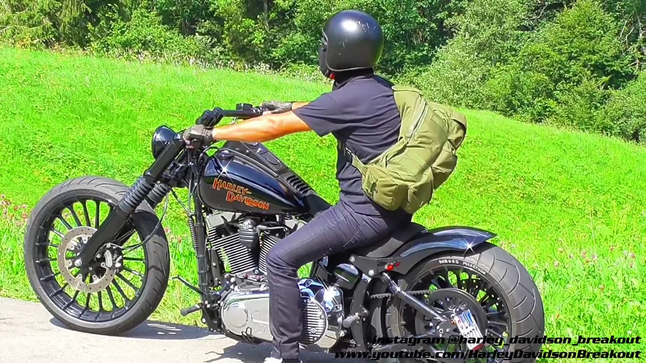 Harley-Davidson FXSB Breakout Rideout to Melchsee Frutt🇨🇭 (04.08.18)