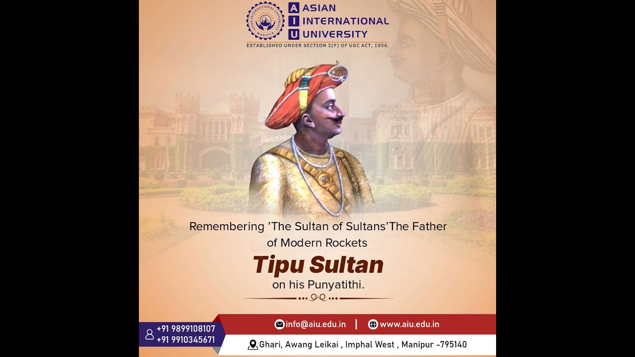 Remembering the Legacy of Tipu Sultan on His Punyatithi&mdash;Honoring Courage, Vision, and Leadership! 🏹✨