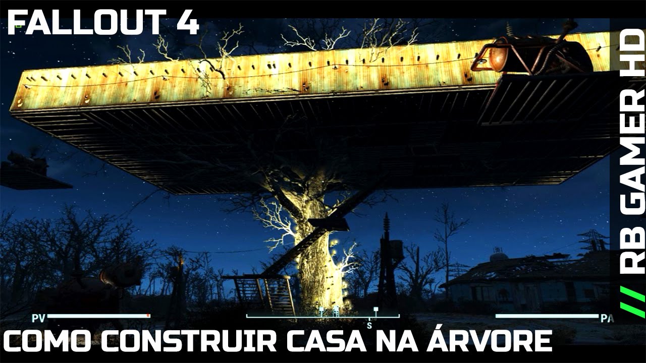 Fallout 4 Dicas Como construir uma casa na &aacute;rvore [Tree House]