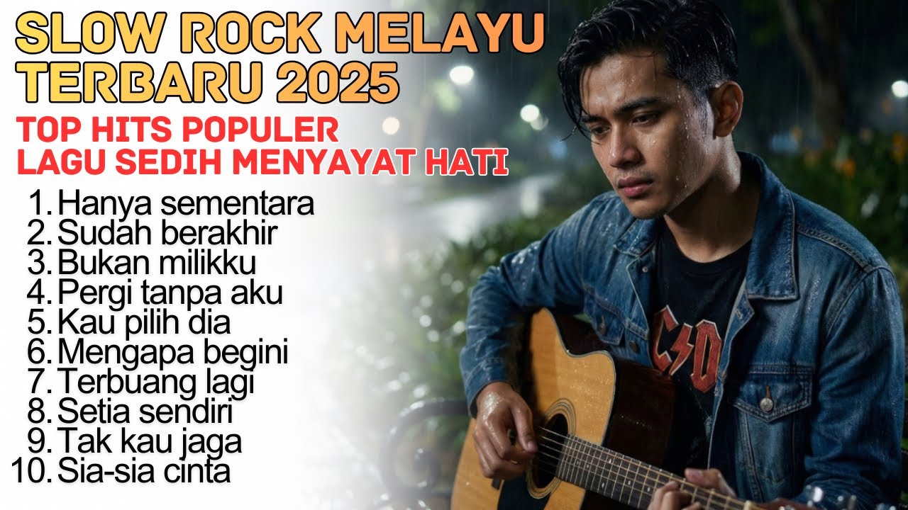 LAGU SLOW ROCK MELAYU TERBARU 2025 / Paling Sedih Menyayat Hati / Lagu Pop Minang / Slow Melayu🎶