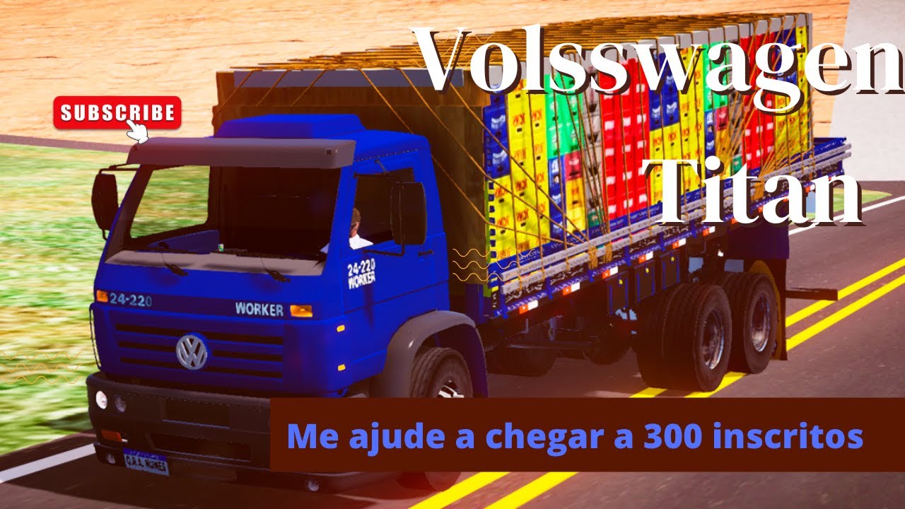 Volkswagen Titan no Truck no Mapa ruas da Baliza! Próton bus simulator