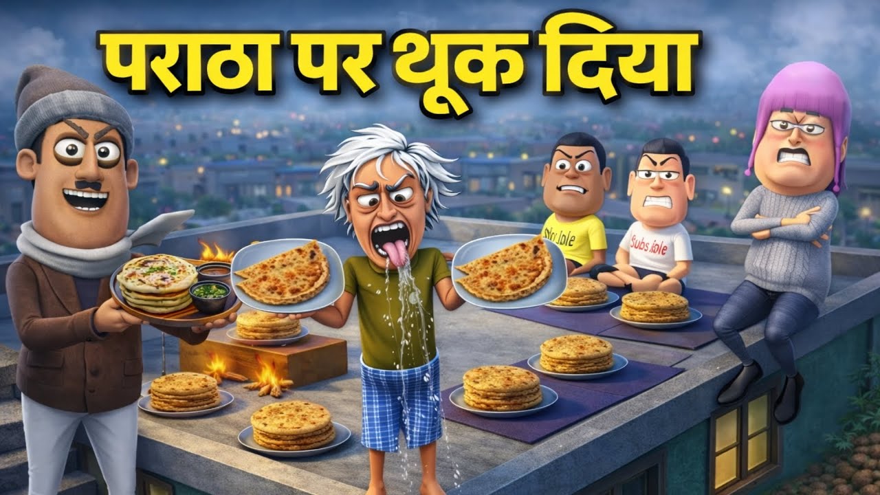 kala kaddu joke - paratha par thuk diya - पराठा पर थूक दिया - national bhojpuriya - episode 466