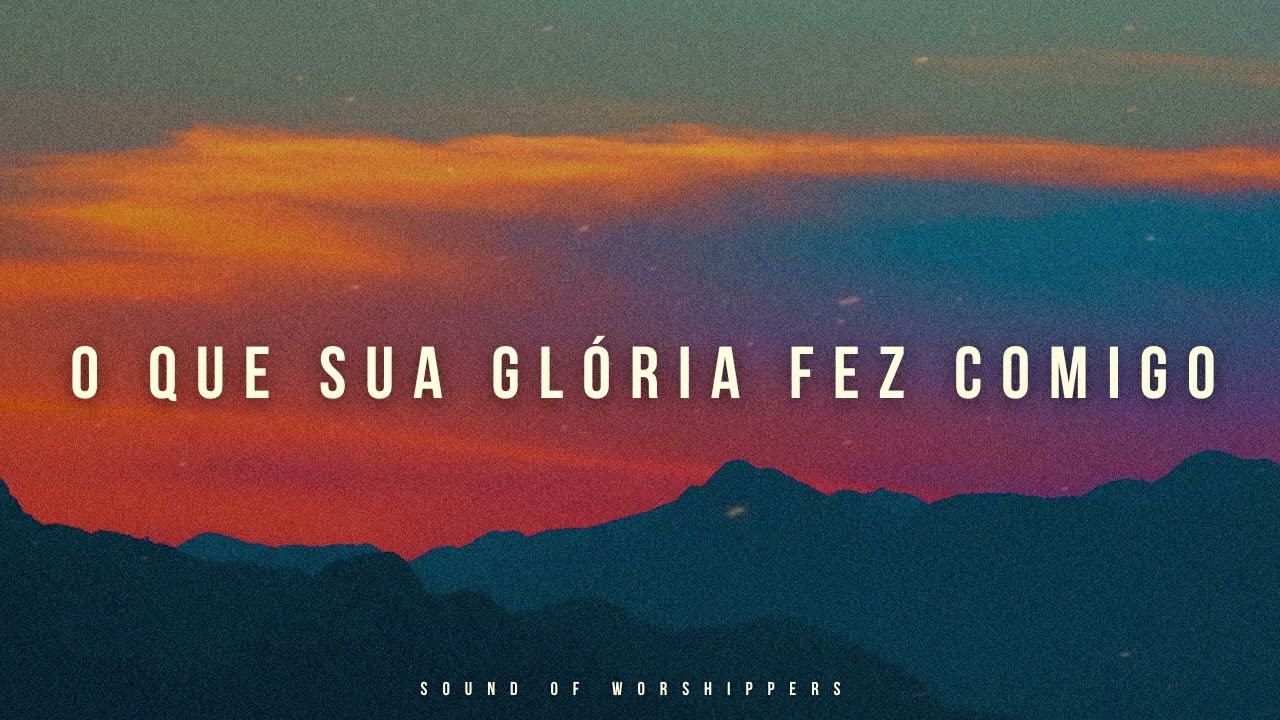 Fundo Musical/Instrumental Worship Piano/O que Sua Glória Fez Comigo