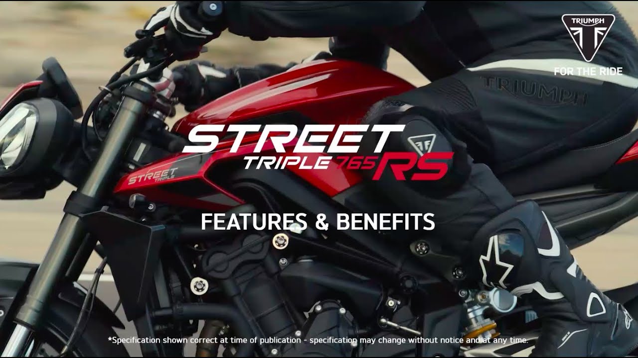 2023 Triumph STREET TRIPLE 765 RS Features & Benefits - Fowlers Triumph