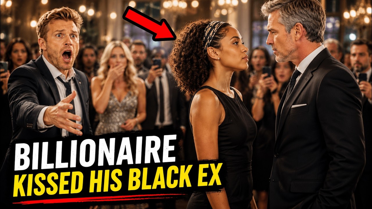 He Brought His New Bride to the Gala—Then Froze When a Billionaire Kissed His Black Ex