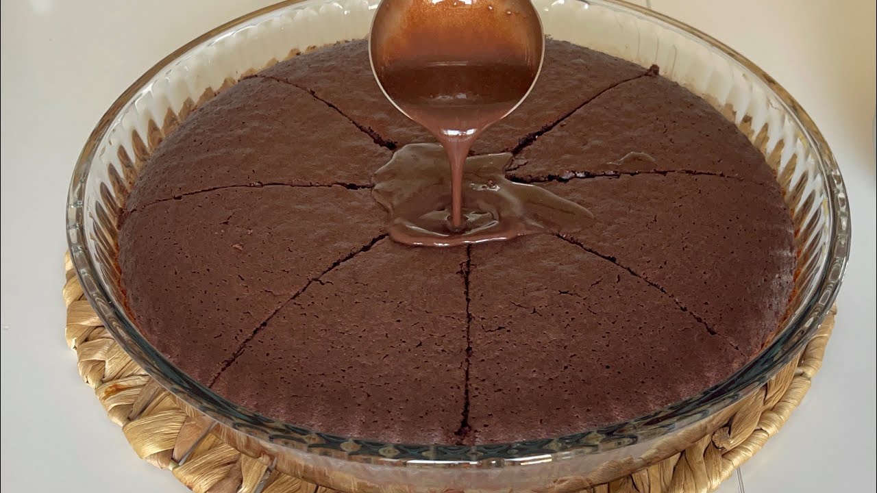 Bu ISLAK KEKİ Yerken BROWNİ Lezzeti Alacaksınız 😋Tam Ölçülü Bol Soslu ISLAK KEK Tarifi👌💯