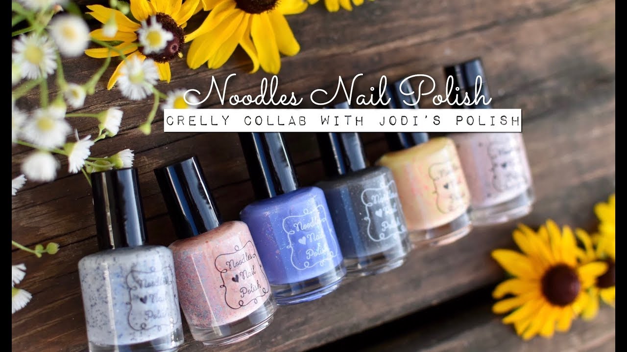 Swatches || Noodles Nail Polish Crelly Collab with Jodi&rsquo;s Polish| Rikki's Nails