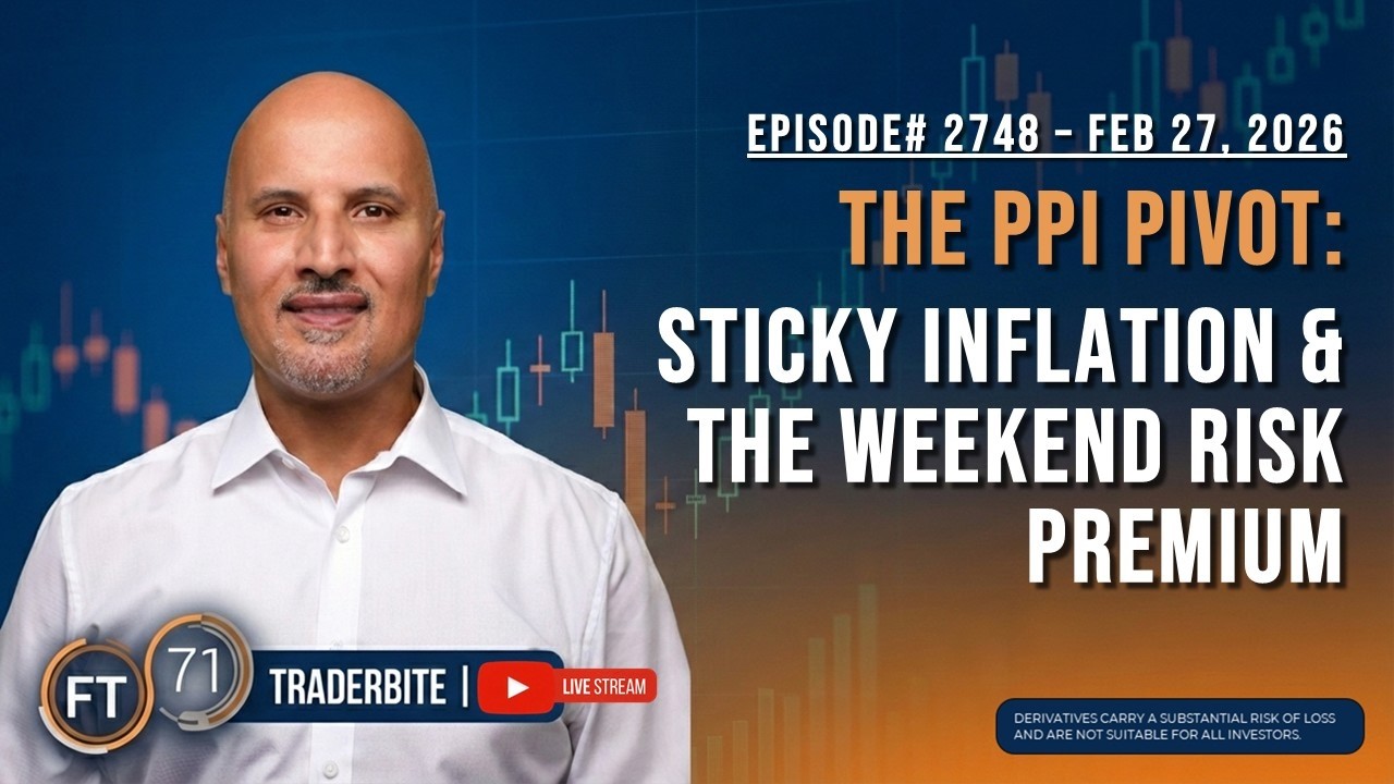 TraderBite Feb 27 # 2748 | THE PPI PIVOT & WEEKEND RISK: Trading Sticky Wholesale Inflation