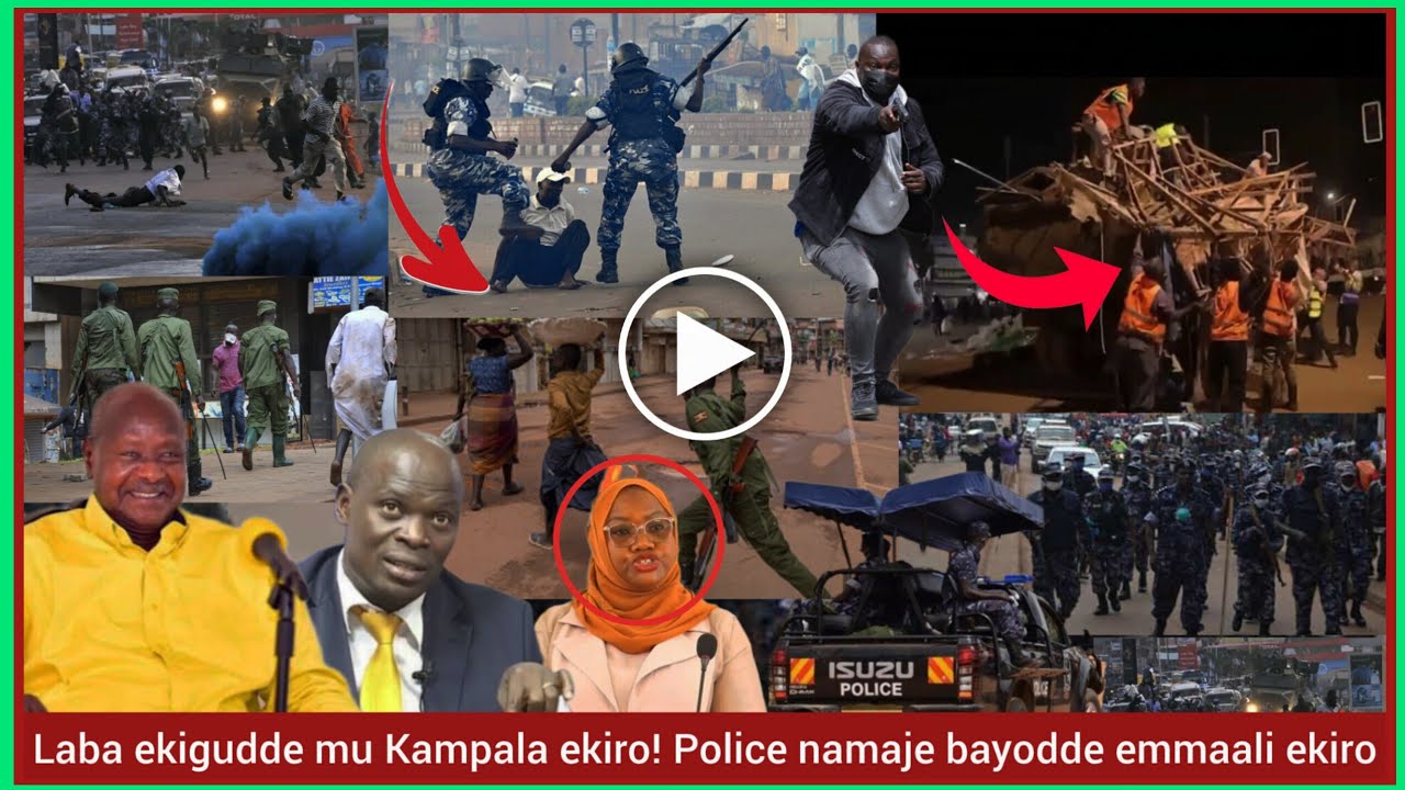 Agatalinda! Laba ekigudde ku Batembeeyi ekiro mu Kampala Police eyiise nebawamba Bobi Wine yabagamba