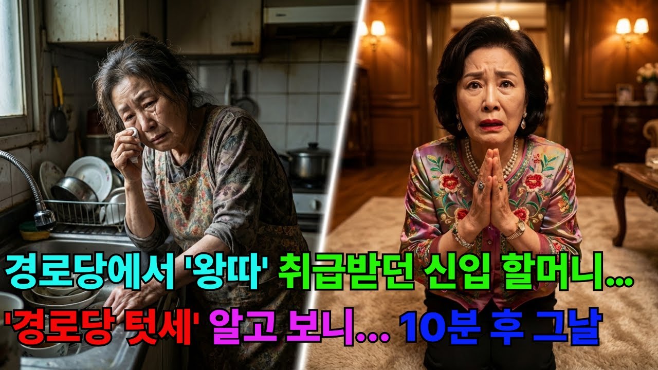 경로당에서 왕따 취급받던 신입 할머니 경로당 텃세 알고 보니 10분 후 그날
