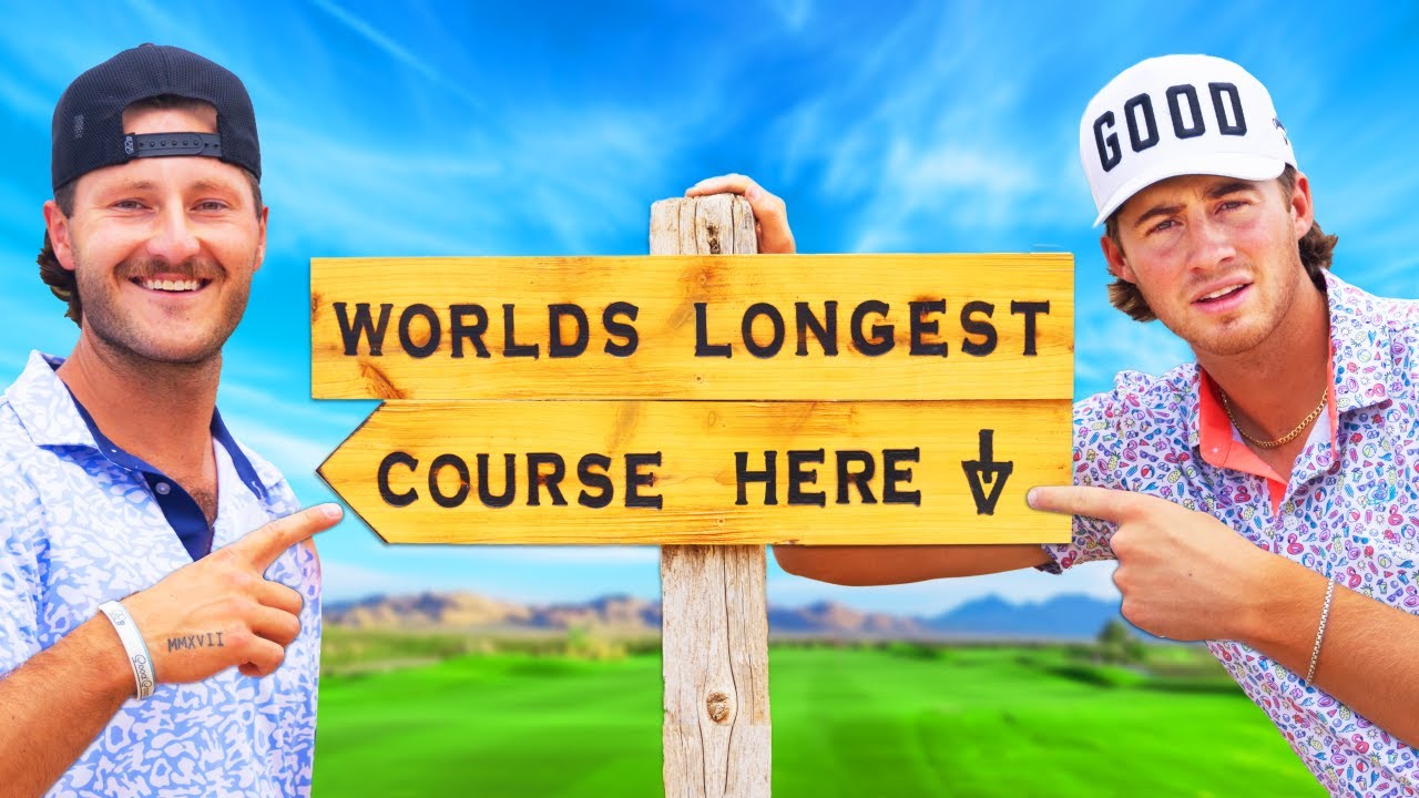 We Played the WORLD'S Longest Golf Course
