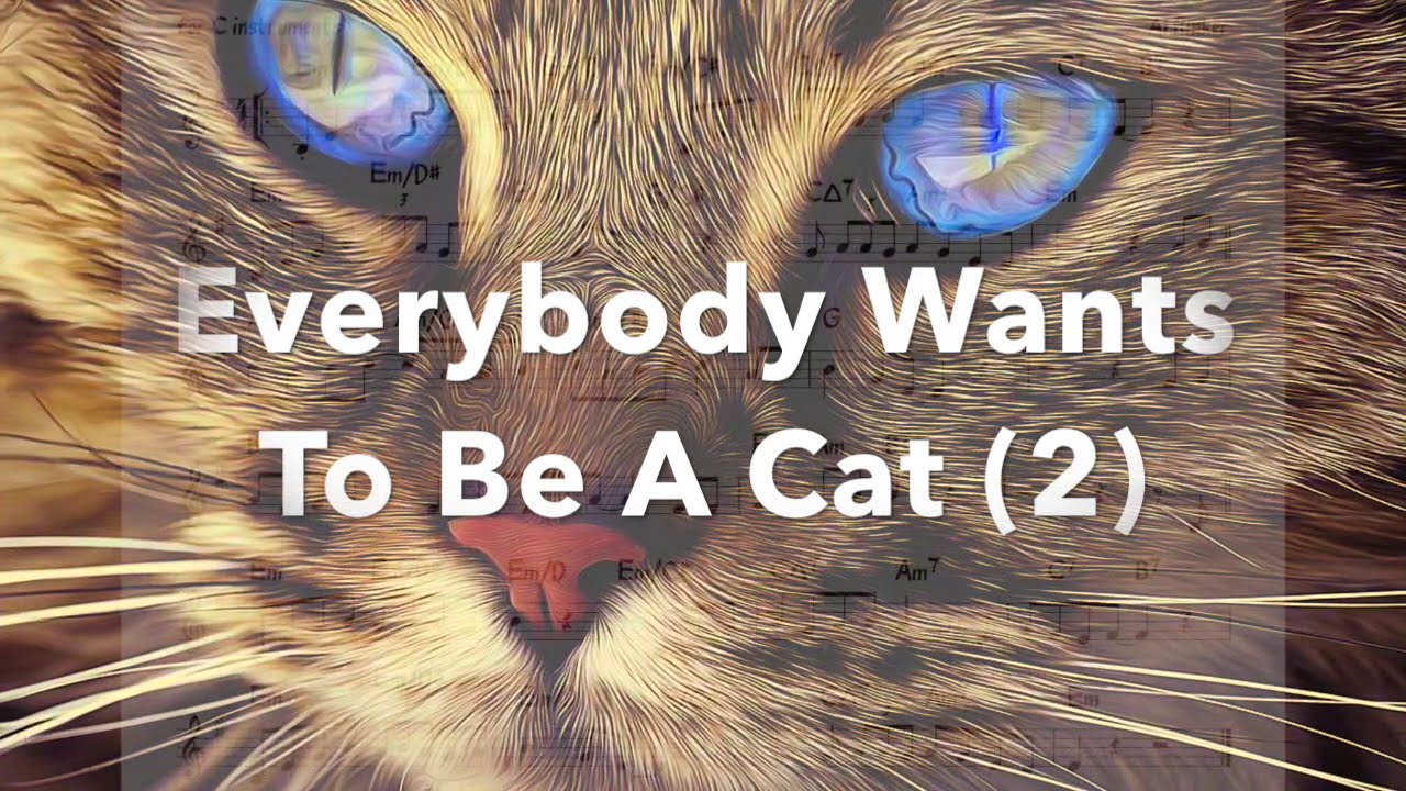Everybody Wants To Be A Cat (2) Backing track + music sheet