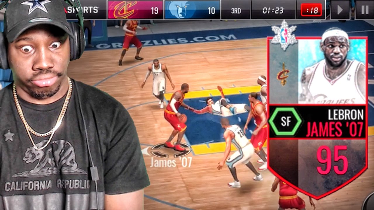 95 ЛЕБРОН ДЖЕЙМС ЛОМАЕТ ЛОДЫЖКИ И РАЗРАБАТЫВАЕТ ПОСТЕРЫ! NBA Live Mobile 16, игровой процесс, эпи...