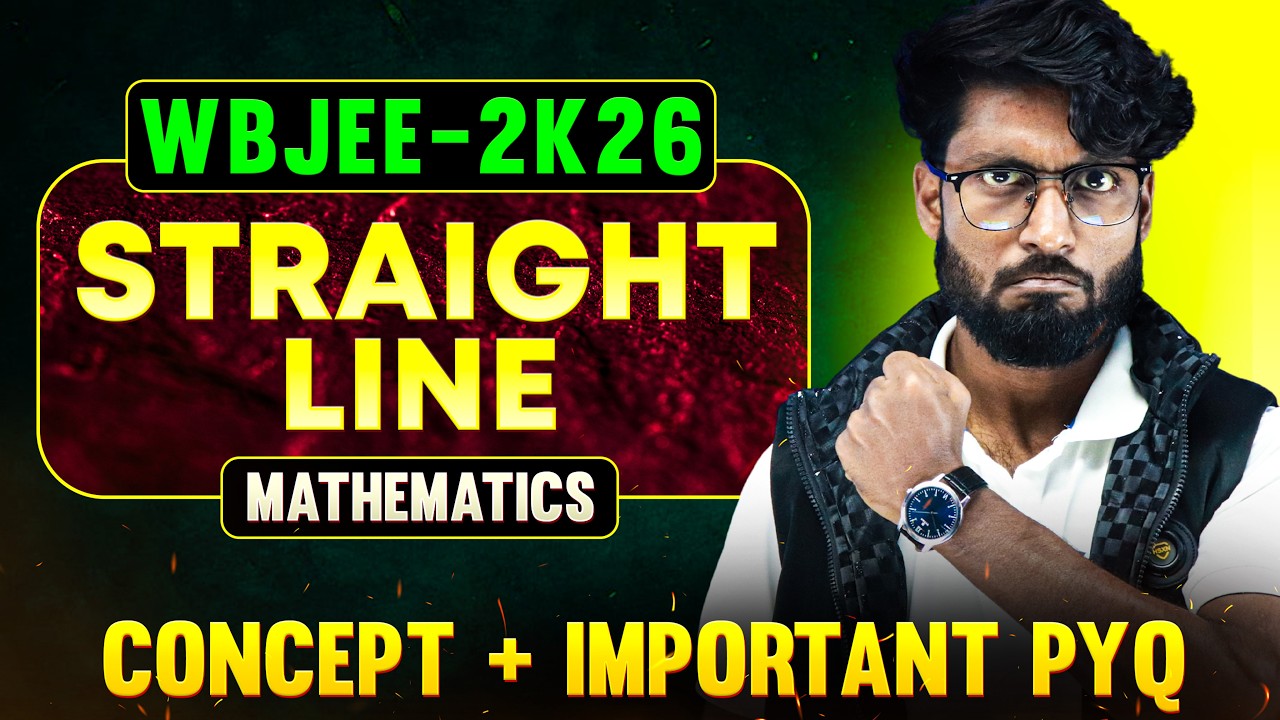 Straight Line WBJEE PYQ Solution | Concept + Important Questions | WBJEE 2026 Mathematics|SOE Bangla