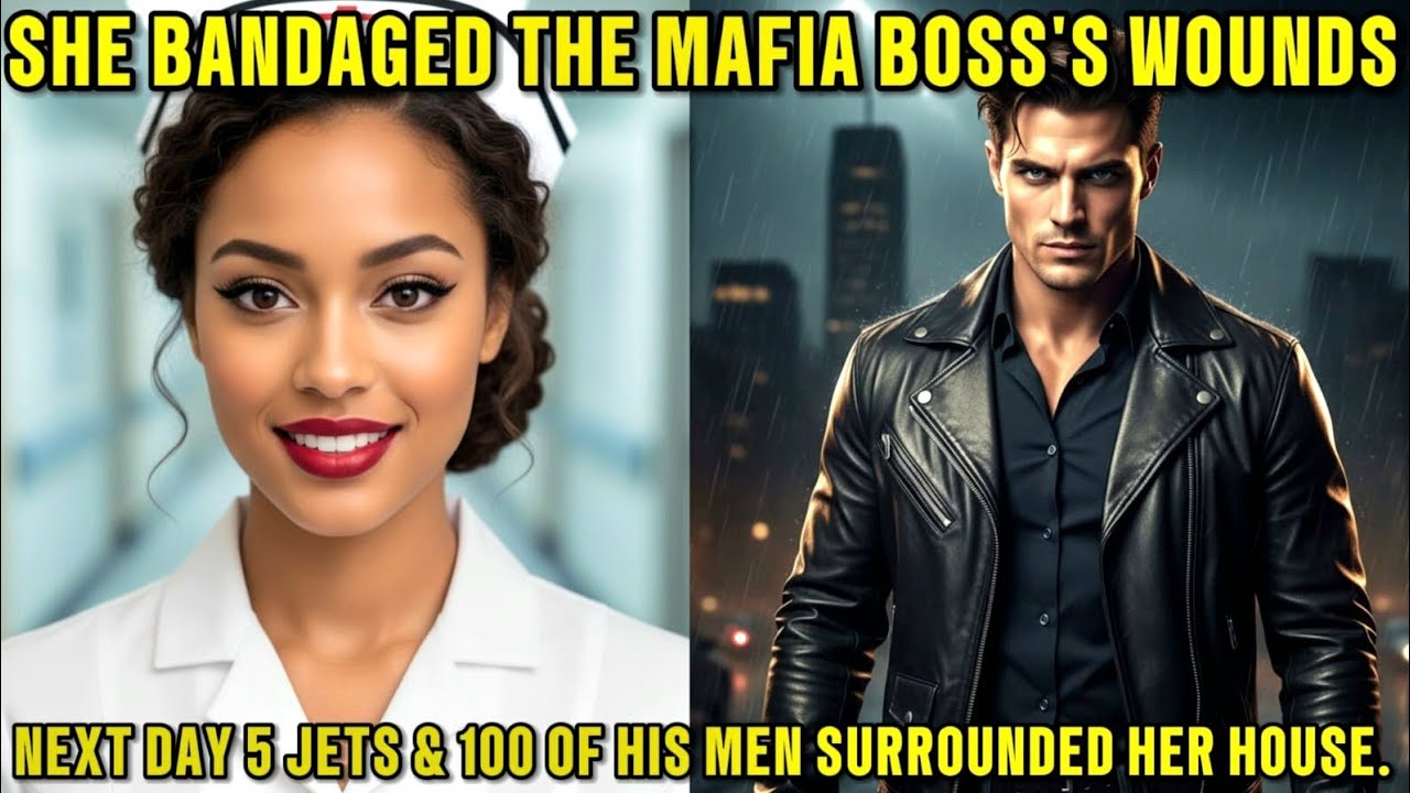 She Bandaged the Mafia Boss's Wounds, Next Day 5 Jets & 100 of His Men Surrounded Her House.