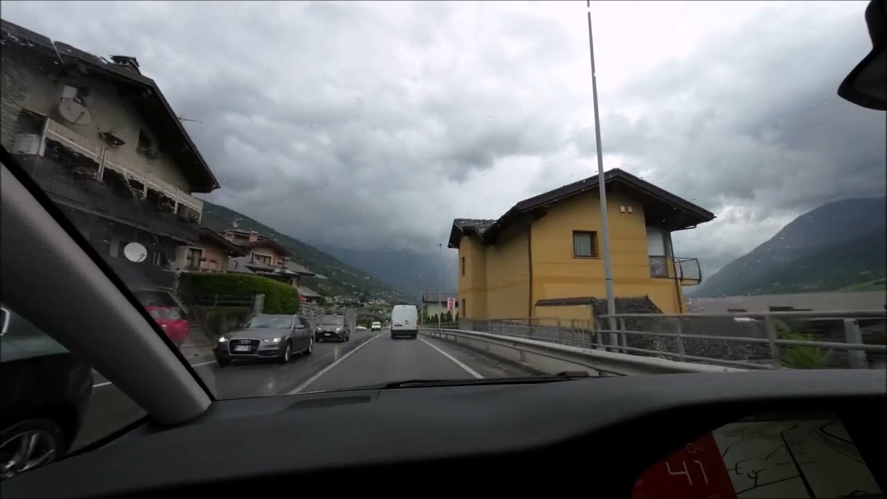 Driving in Aosta Italy