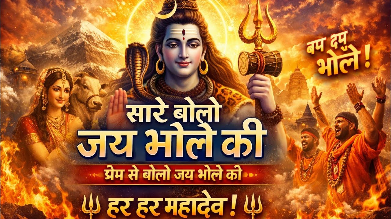 🌼 Mahadev Bhajans 2026 | Latest New Songs | Hindi Devotional | Peaceful Shiv Bhajan | Soulful Music
