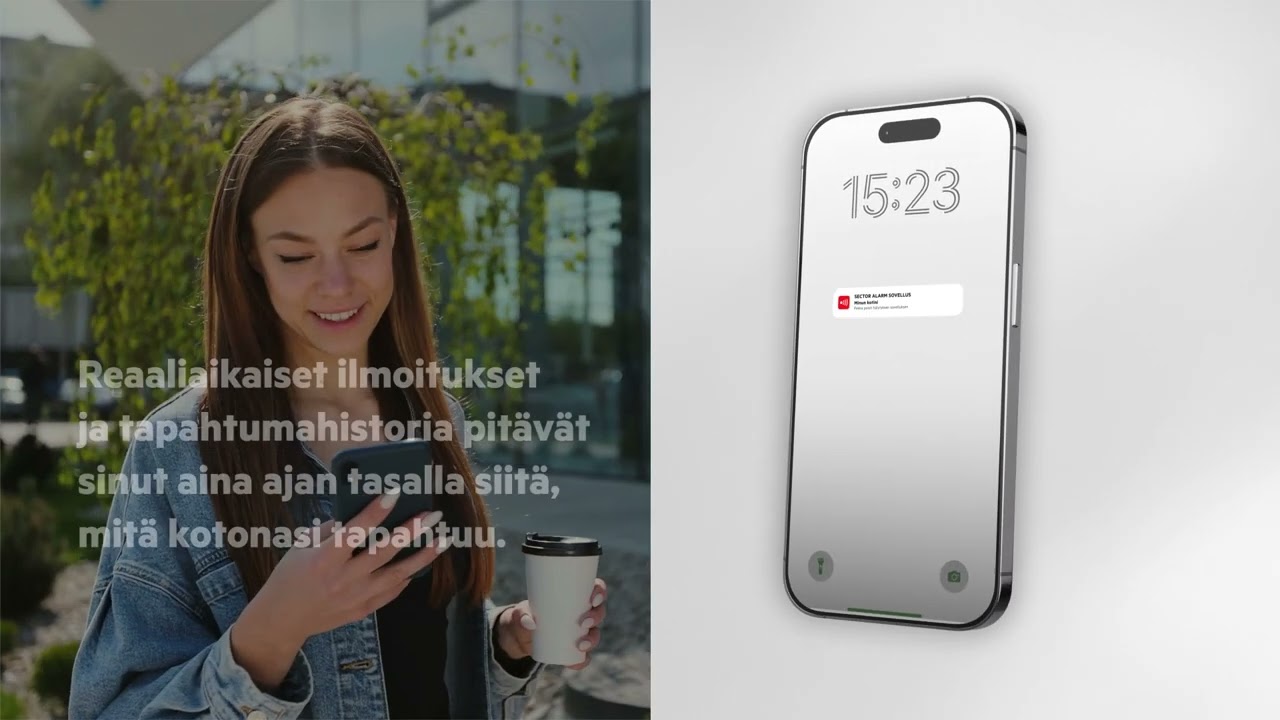 Sector Alarmin hälytysjärjestelmää hallitaan palkitulla sovelluksella