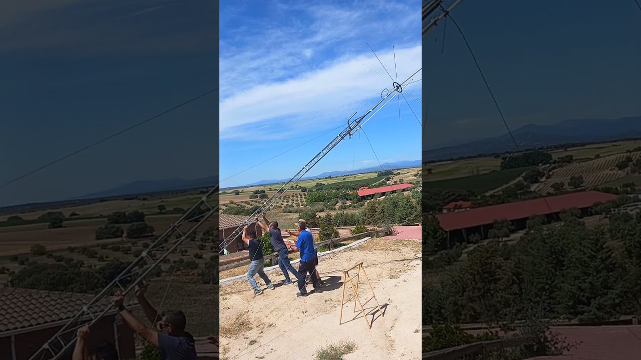 Antena CB de Castor Blanco