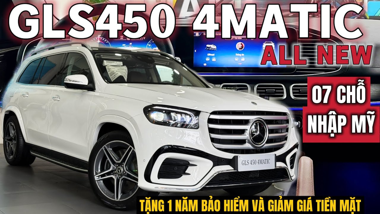 MERCEDES GLS450 4MATIC | Mẫu xe 07 chỗ Nhập Mỹ Dành Cho Gia Đình | Rộng Rãi Và Đầy Đủ Tiện Nghi