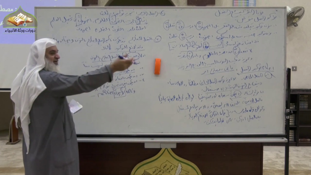 شرح كتاب شذا العرف في فن الصرف- الشيخ. خيري أحمد-التقسيم السابع للفعل من حيث كونه مؤكداً أو غير مؤكد