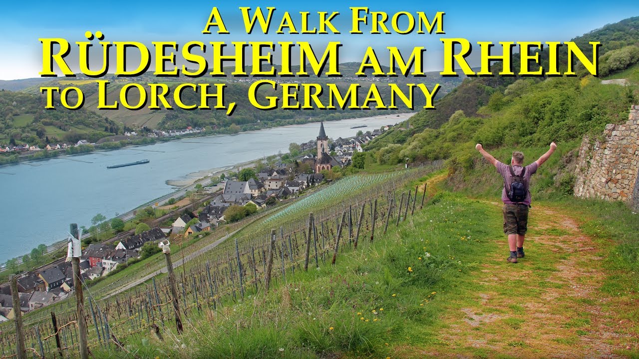 4K A walk from R&uuml;desheim am Rhein to Lorch. Germany 🇩🇪