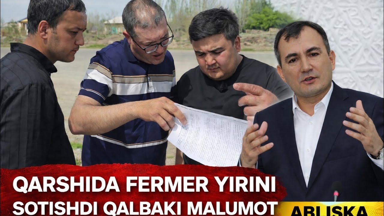 QASHQADARYO QARSHI TUMANI YOLG'ON MALUMOT  SUDLAR ALDANDI