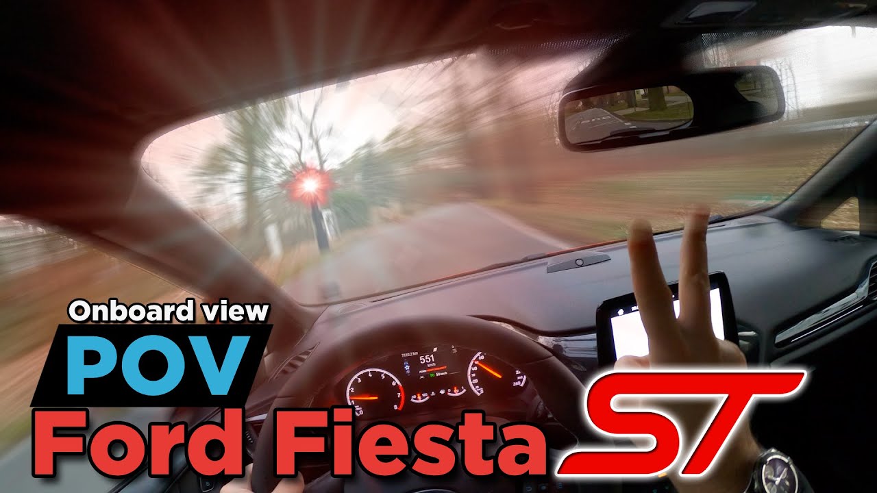 Ford Fiesta ST 200PS / 290Nm | POV DRIVE Onboard - 60fps!