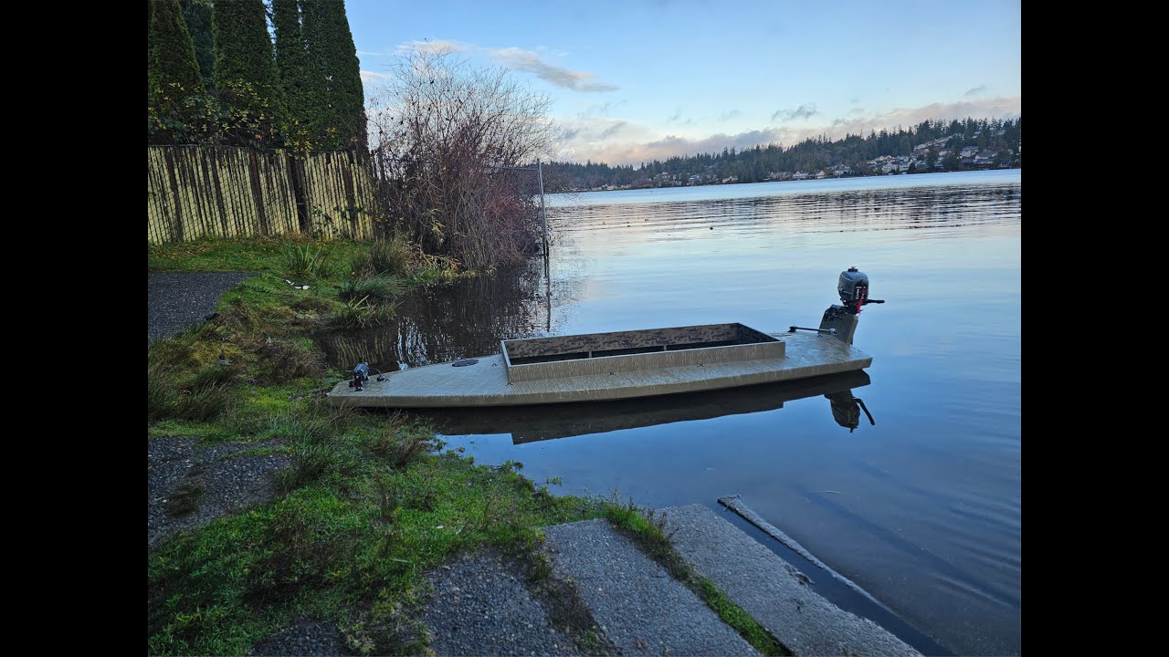 Building a Waterfowl Sneak Boat part 4