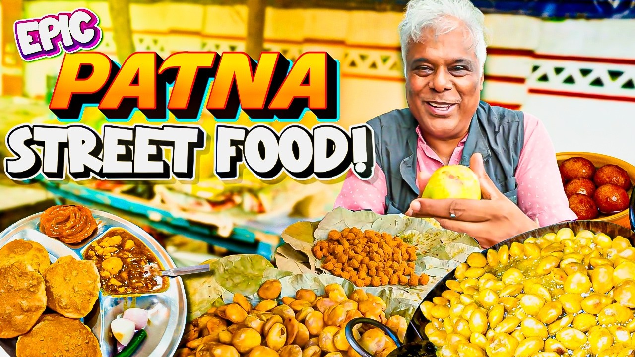 Ultimate Patna Street Food Tour: Litti Chokha, Jalebi, Kala Jamun, Mango Madness 😍🤤@FoodieRobin 