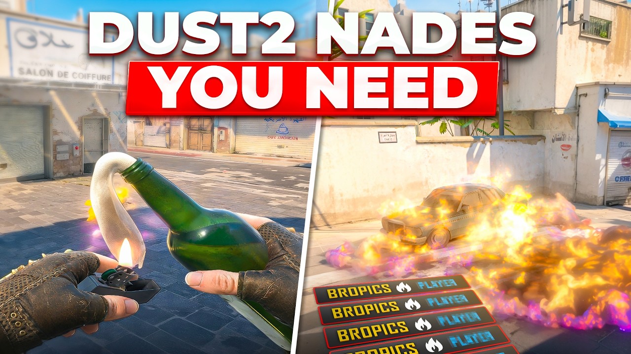 Every SMOKE, MOLLY, and FLASH you MUST know in CS2