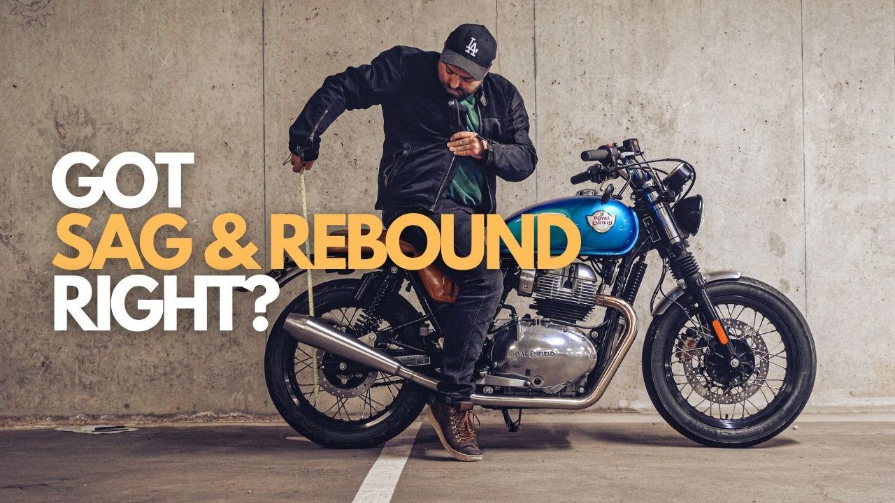 Setting Rider Sag and Rebound Damping on Royal Enfield Interceptor | TEC Alloy Gas Shocks | Preload
