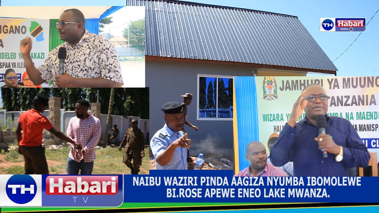 NAIBU WAZIRI PINDA AAGIZA NYUMBA IBOMOLEWE BI.ROSE APEWE ENEO LAKE ILEMELA MWANZA
