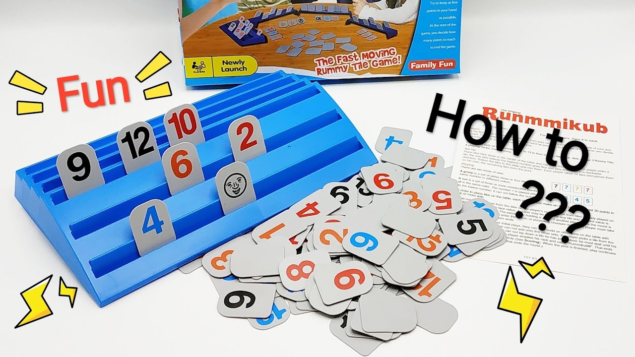 How to play Rummikub - طريقة لعب راميكاب (لعبة العائلة)
