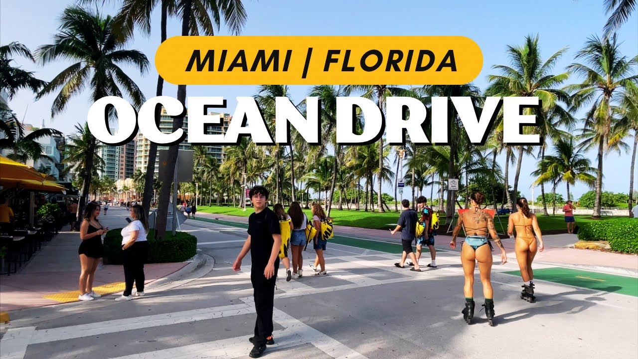 Miami Beach, Florida | Ocean Drive Walking Tour