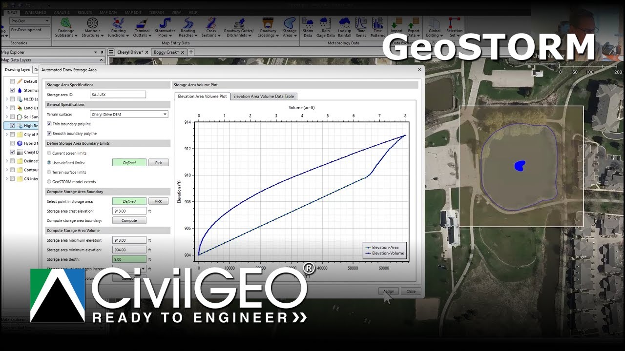 Creating Ponds in GeoSTORM | CivilGEO