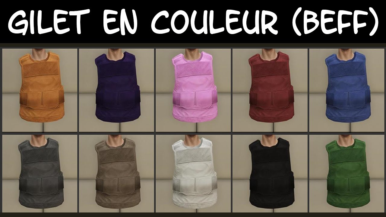✅ FAIRE SES GILETS PB EN COULEUR + MERGE SUR TENUE (BEFF) GLITCH GTA 5 ONLINE 2023
