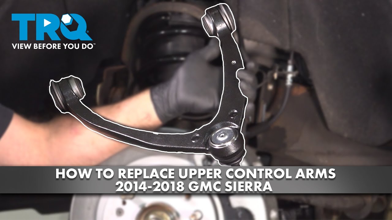 Как заменить верхние рычаги подвески GMC Sierra 2014-2018