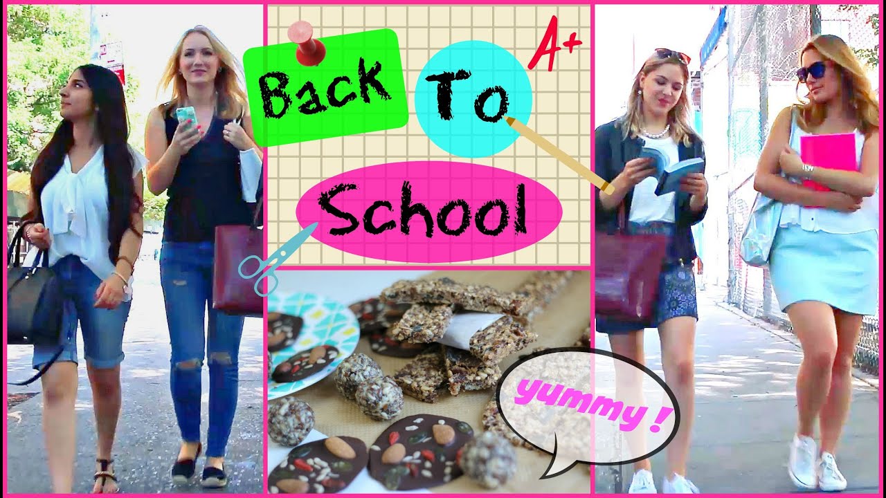 BACK TO SCHOOL Gesunde Snacks für die Schule/Uni/Arbeit | funnypilgrim