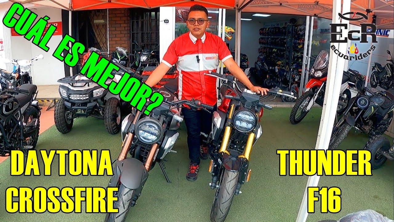 DAYTONA CROSSFIRE vs THUNDER F16 || CUÁL ES MEJOR || ECUARIDERS