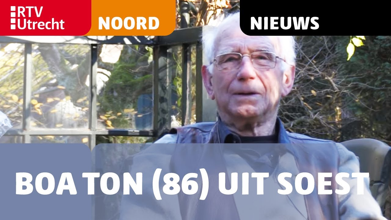 Boa Ton (86) uit Soest is nog lang niet klaar met zijn werk  [RTV Utrecht]