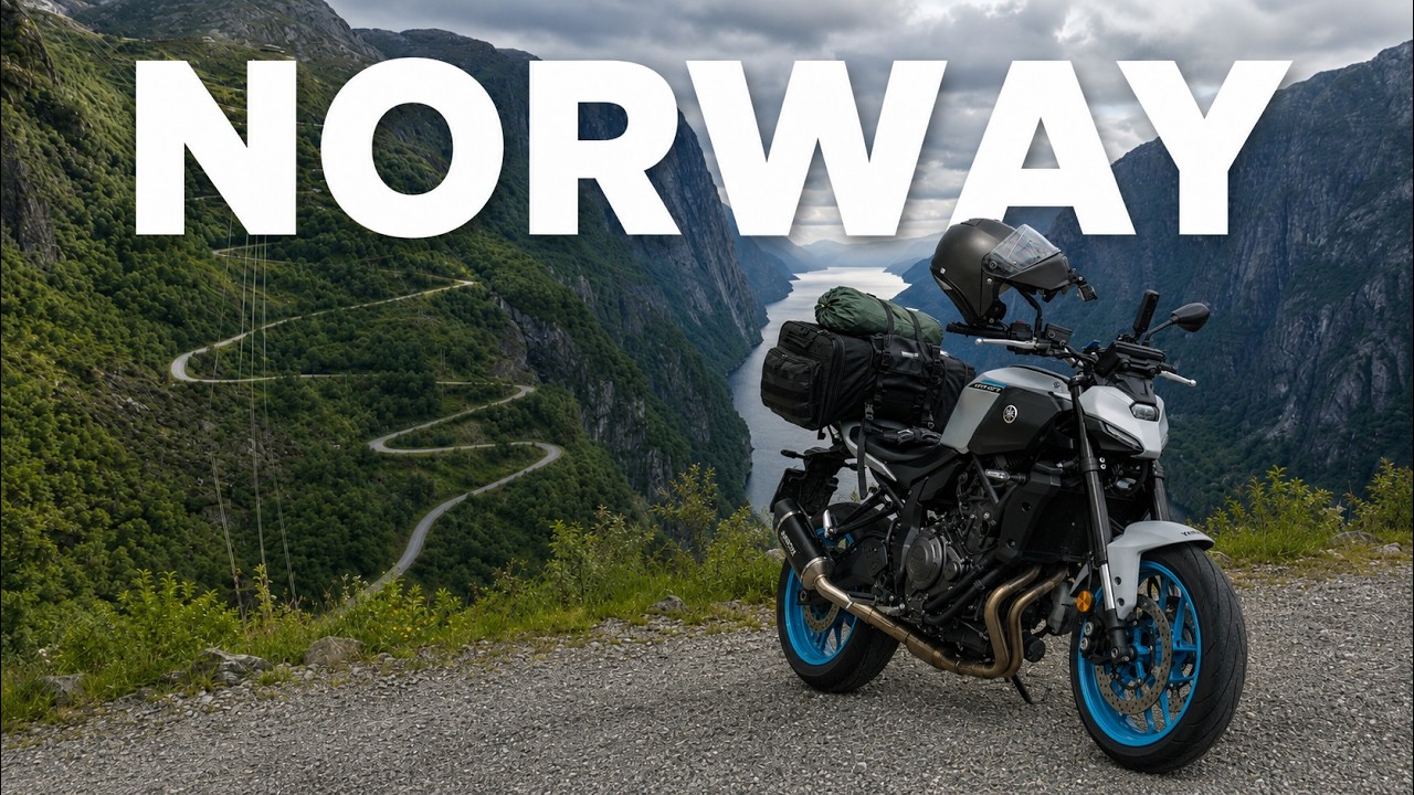 4000 км до Норвегии на моем Yamaha MT-07