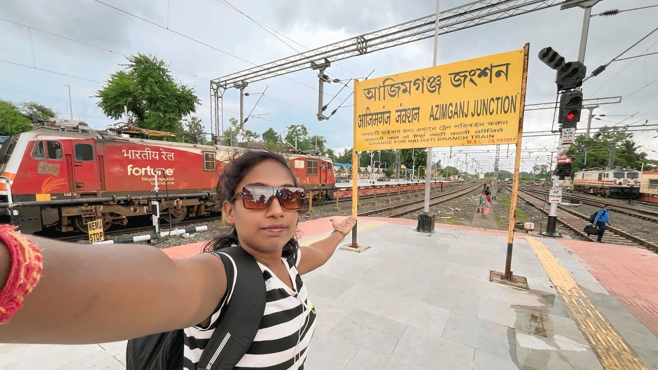 রামপুরহাট থেকে আজিমগঞ্জ ট্রেন জার্নি ভিডিও | Rampurhat To Azimganj Local Train Journey Video |